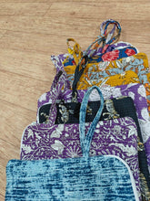 Handgemachte Laptoptasche Boho Blockprint Macbook Cover, Laptoptasche, iPad Tasche, Tablet Protector Baumwolle gesteppt mit Haltegurten